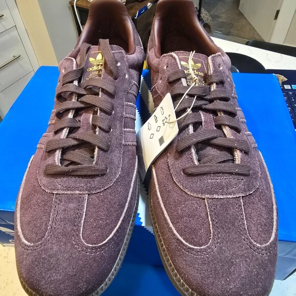 Adidas Originals Mens Samba OG Shadow Brown Chalky Brown Size 12 [JI3211] NEW - Picture 4 of 10